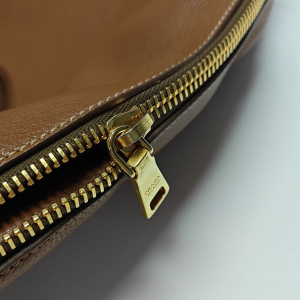 Calfskin Tote Bag Brown
