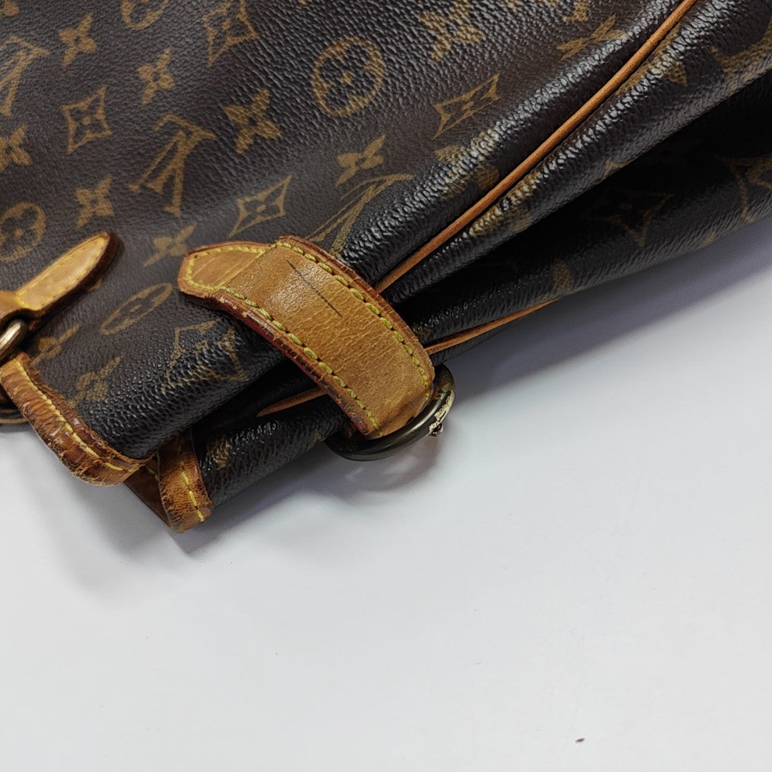 BATIGNOLLES GM Monogram Coated Canvas Brown