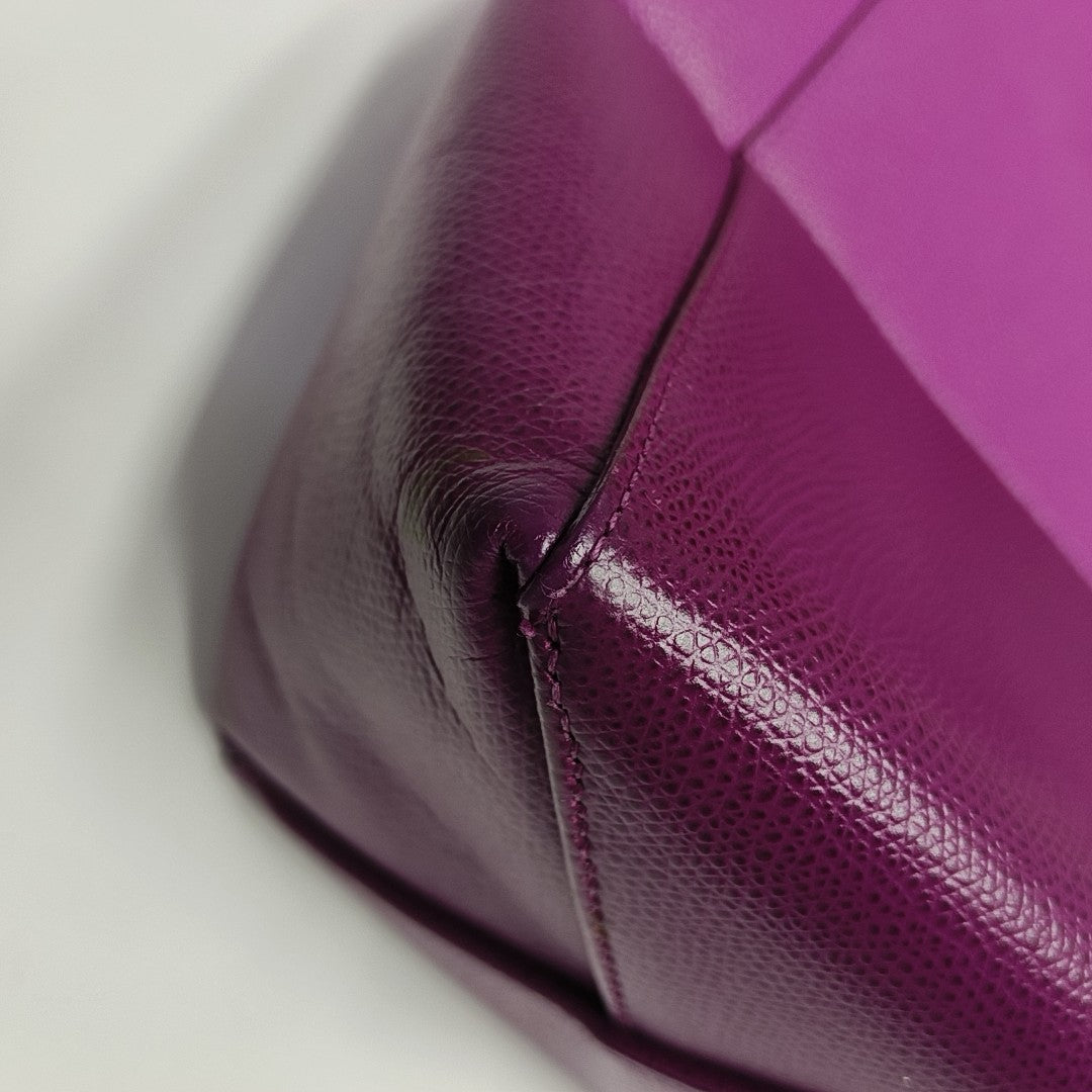 VERTICAL CABAS Mini Calfskin Pink