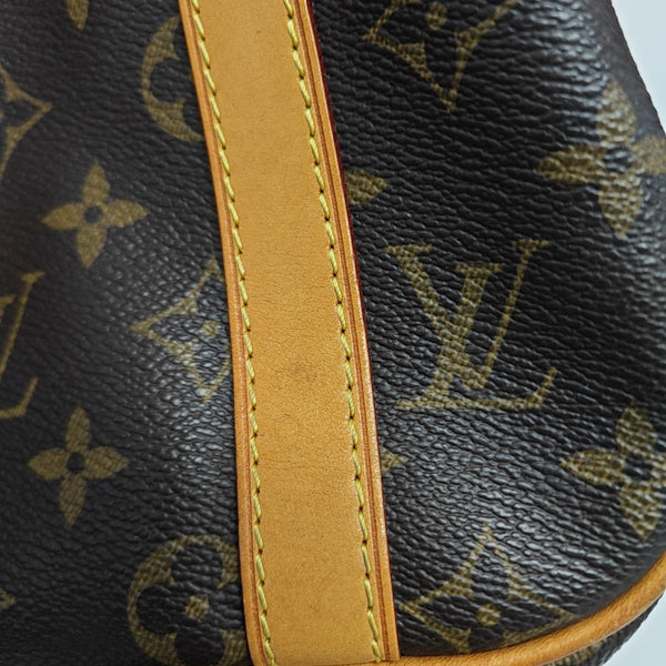 STRESA Monogram Coated Canvas Brown