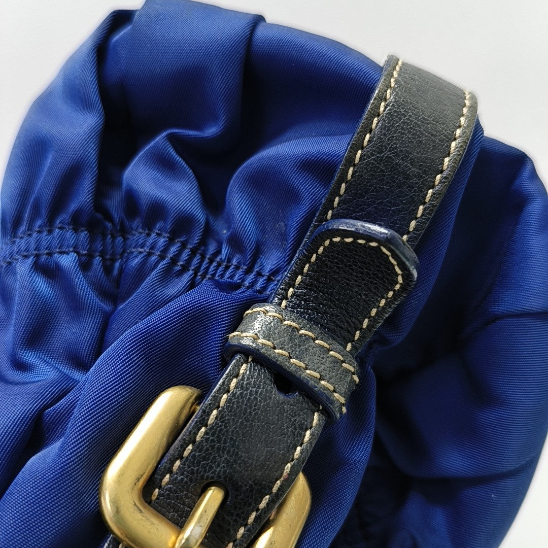 Gaufre Quilted Nylon Blue