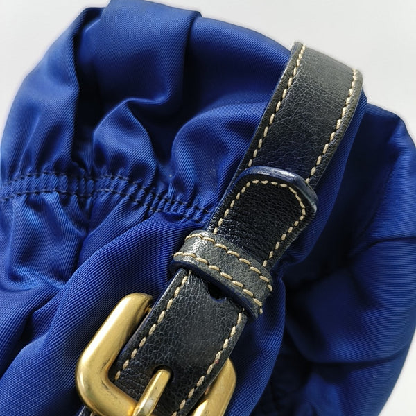 Gaufre Quilted Nylon Blue