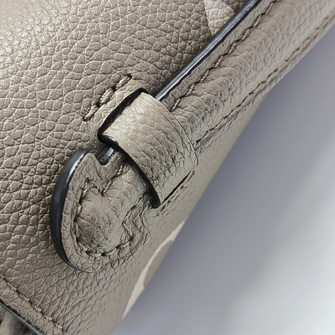MÉTIS EAST WEST Monogram Calfskin Gray