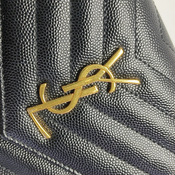 MONOGRAM WOC Chevron Calfskin Black
