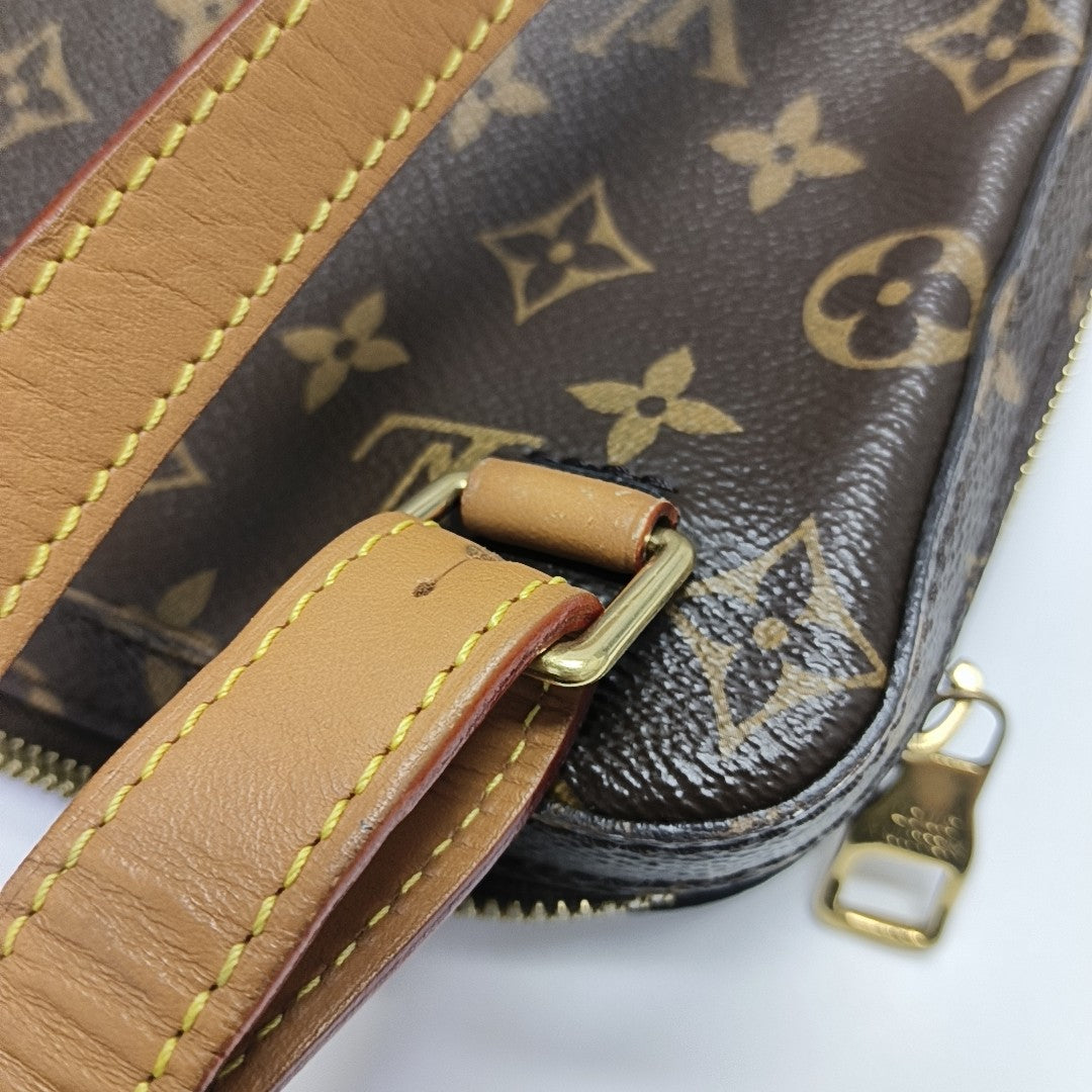SOFT TRUNK PM Monogram Coated Canvas Brown