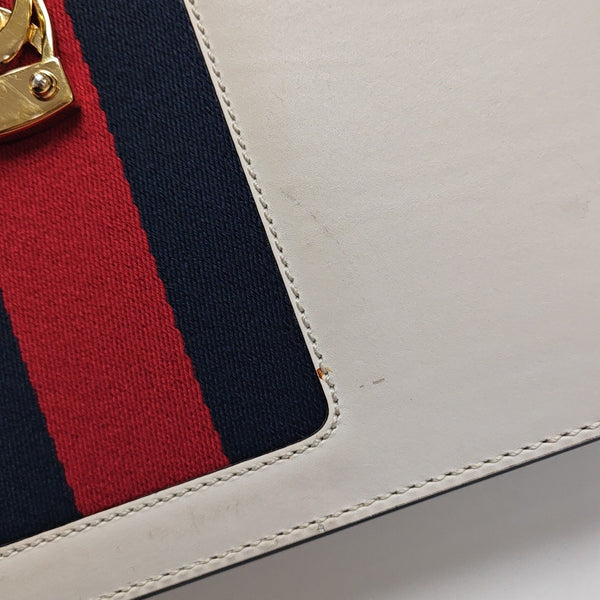 Sylvie Small Calfskin White