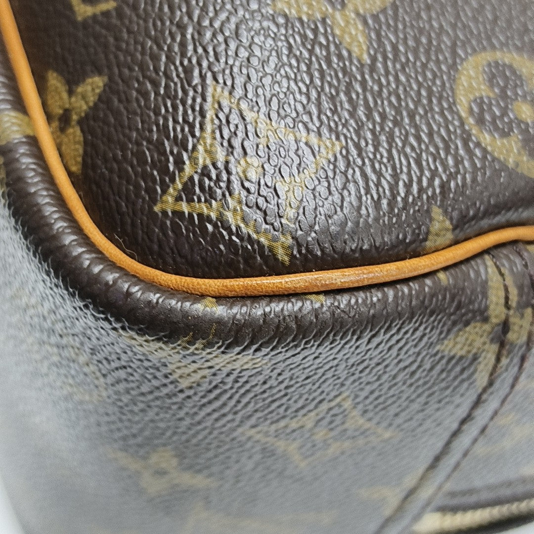 DEAUVILLE Monogram Coated Canvas Brown