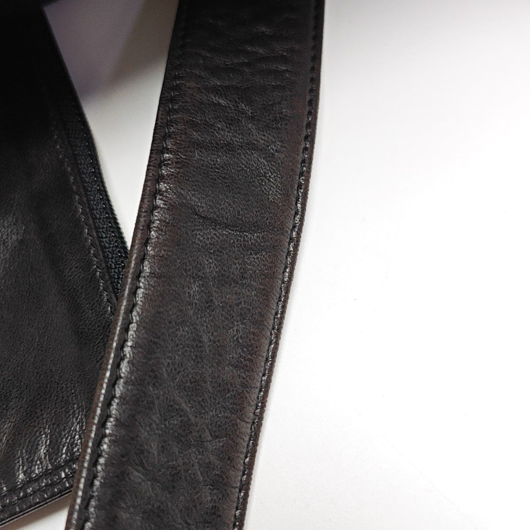 Calfskin Bucket Bag Brown