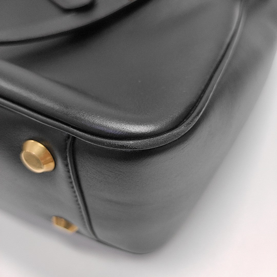 BEL AIR Small Calfskin Black