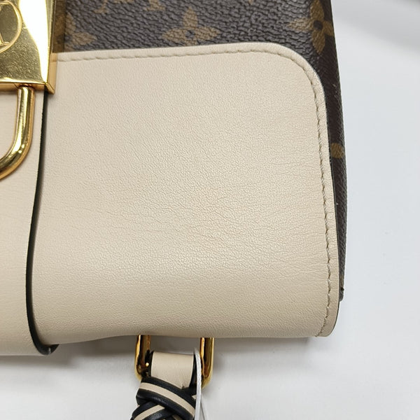 LOCKY BB Monogram Coated Canvas Beige