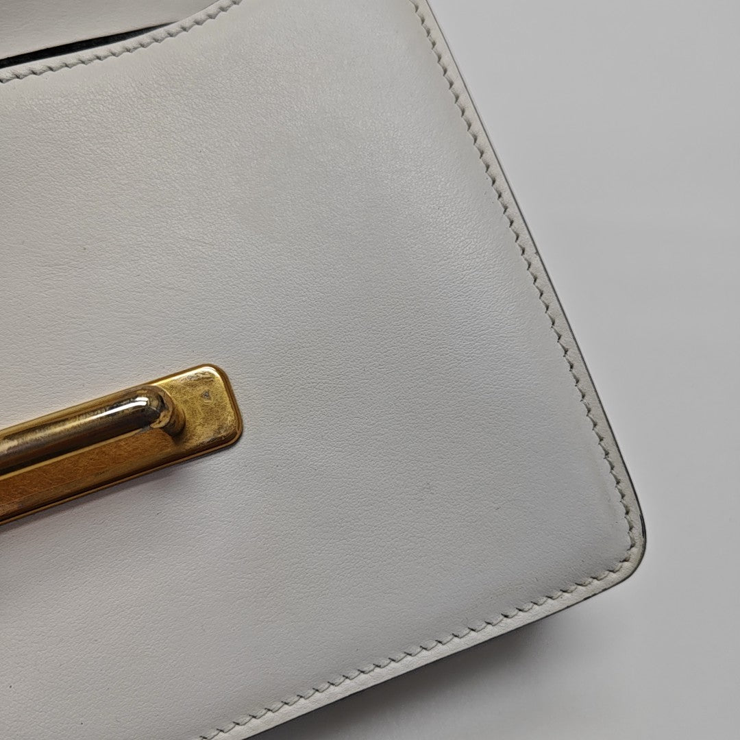 Cahier Saffiano Calfskin White