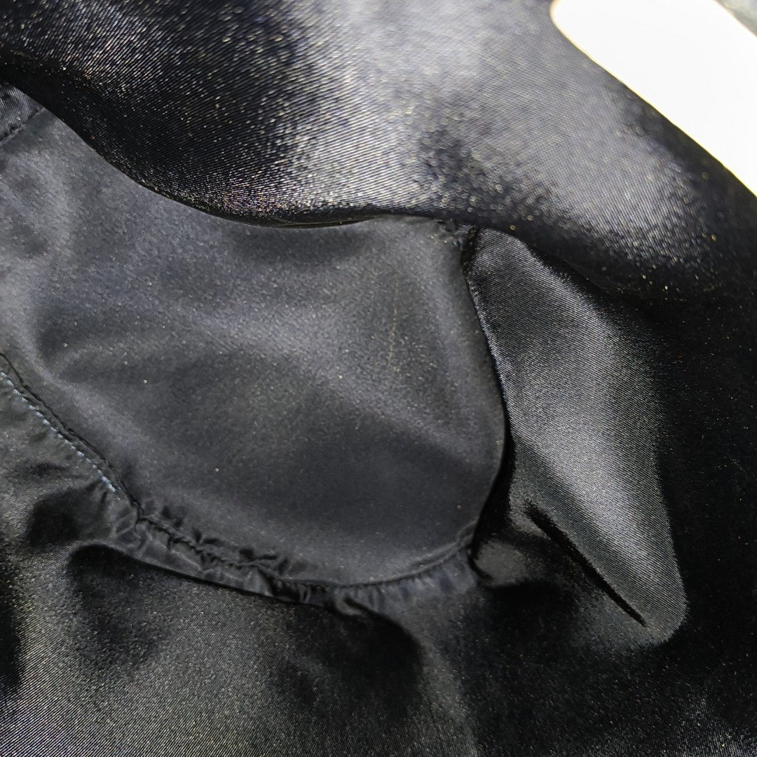 Oblique Coated Canvas Blue