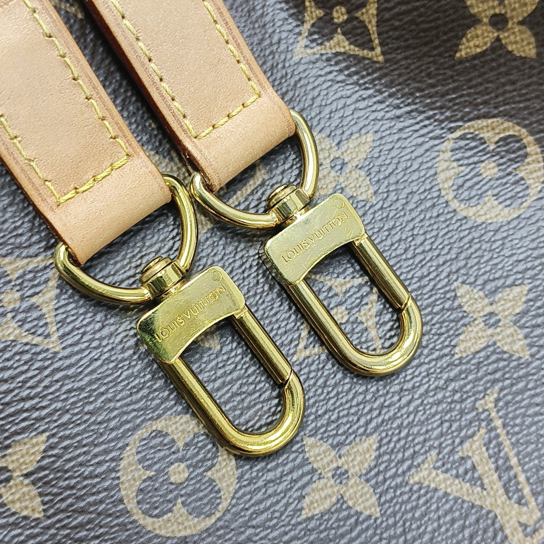 SPEEDY 25 Monogram Coated Canvas Brown