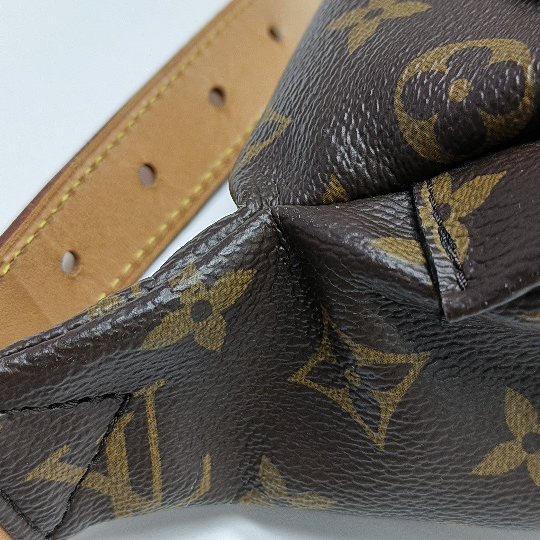 BUMBAG Monogram Coated Canvas Brown