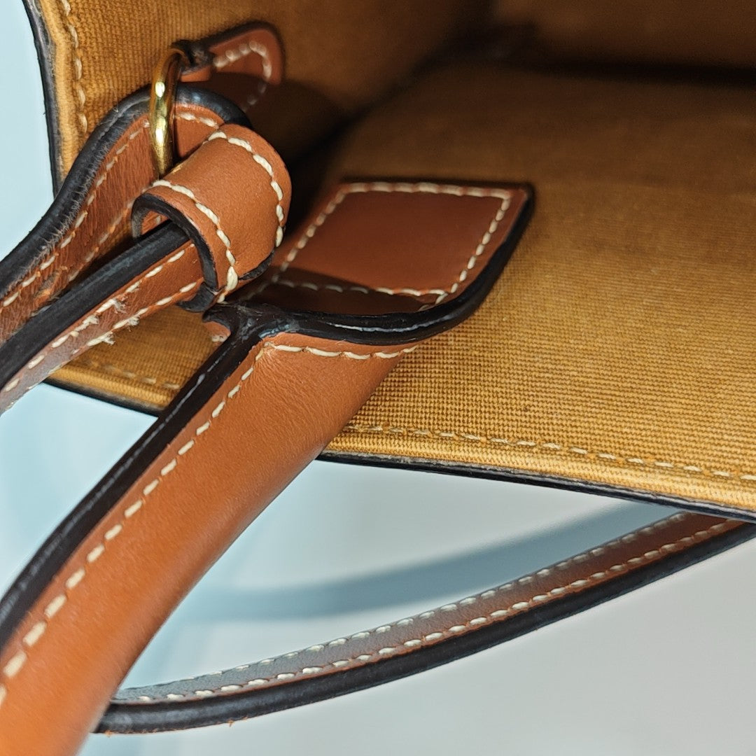 CABAS CELINE Mini Coated Canvas Brown