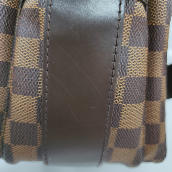 NAVIGLIO MM Damier Ebene Coated Canvas Brown
