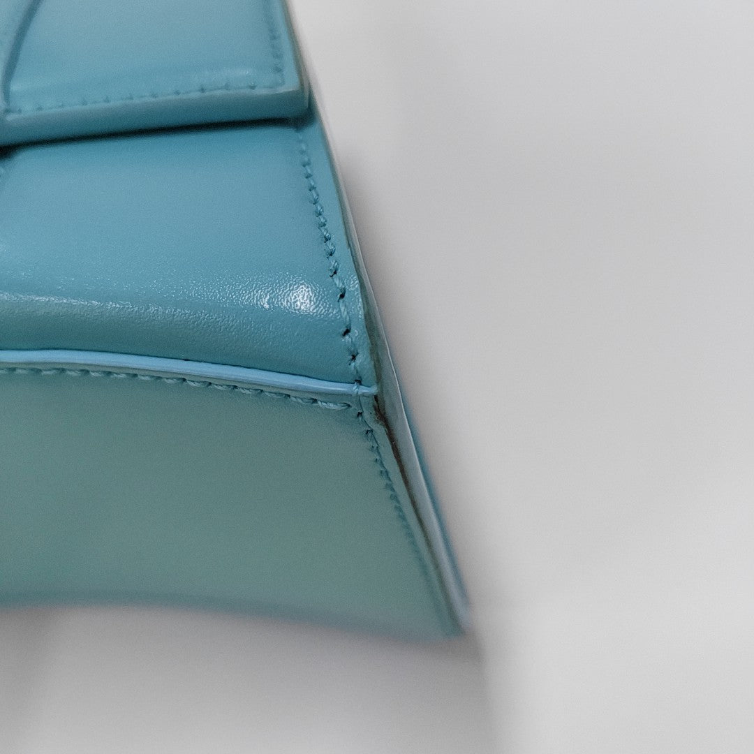Hourglass S Calfskin Blue
