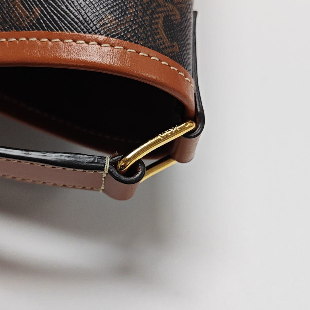 TRIOMPHE CANVAS Medium Coated Canvas Brown