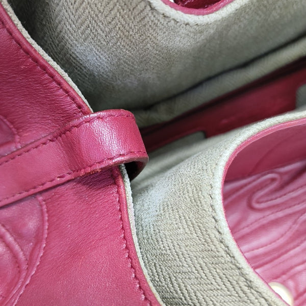 CHANDRA Calfskin Red