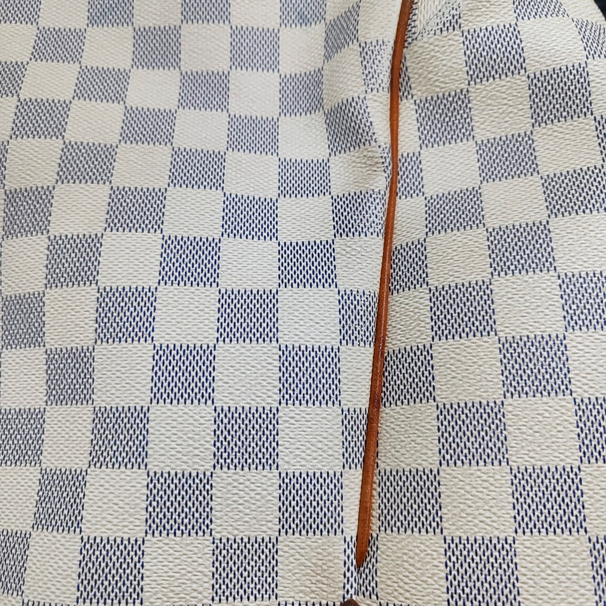 TOTALLY GM Damier Azur Coated Canvas White