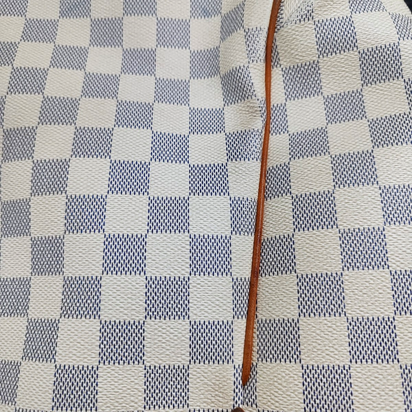 TOTALLY GM Damier Azur Coated Canvas White