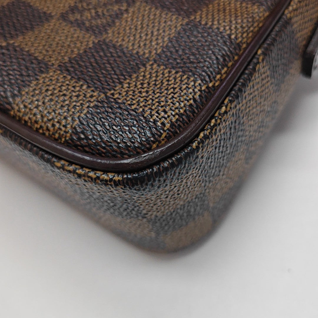 RECOLETA Damier Ebene Coated Canvas Brown