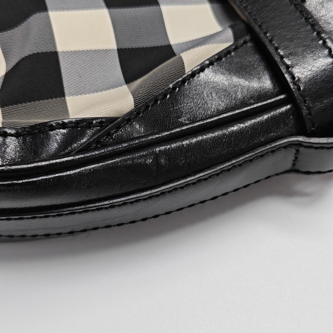 Canvas Top Handle Bag Black