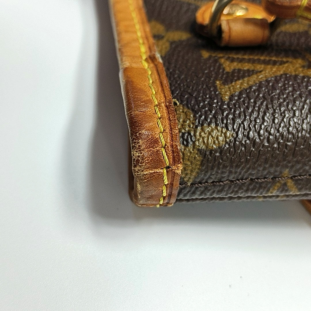 NEVERFULL Monogram Coated Canvas Brown