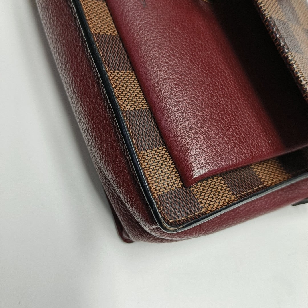 VAVIN Damier Ebene Coated Canvas Brown