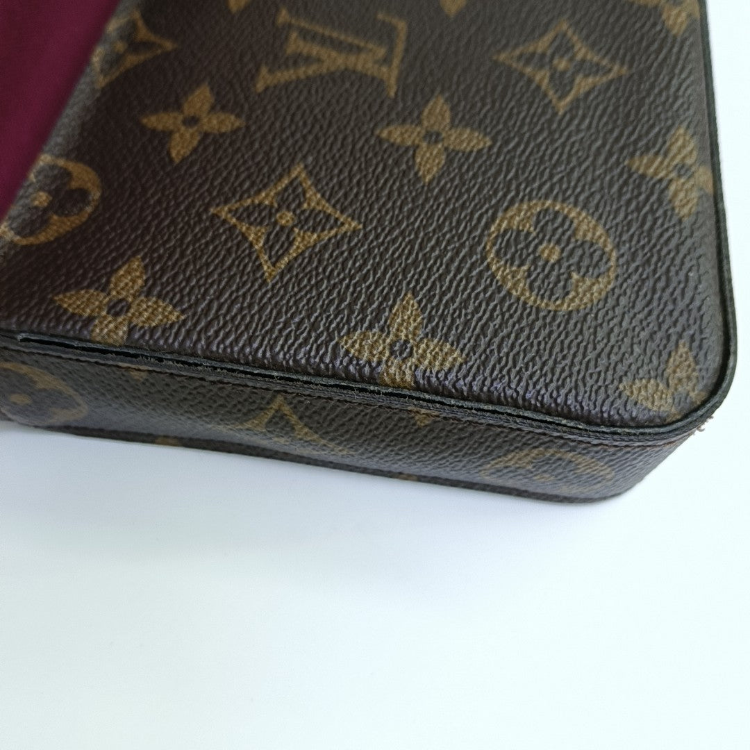 FÉLICIE Monogram Coated Canvas Brown