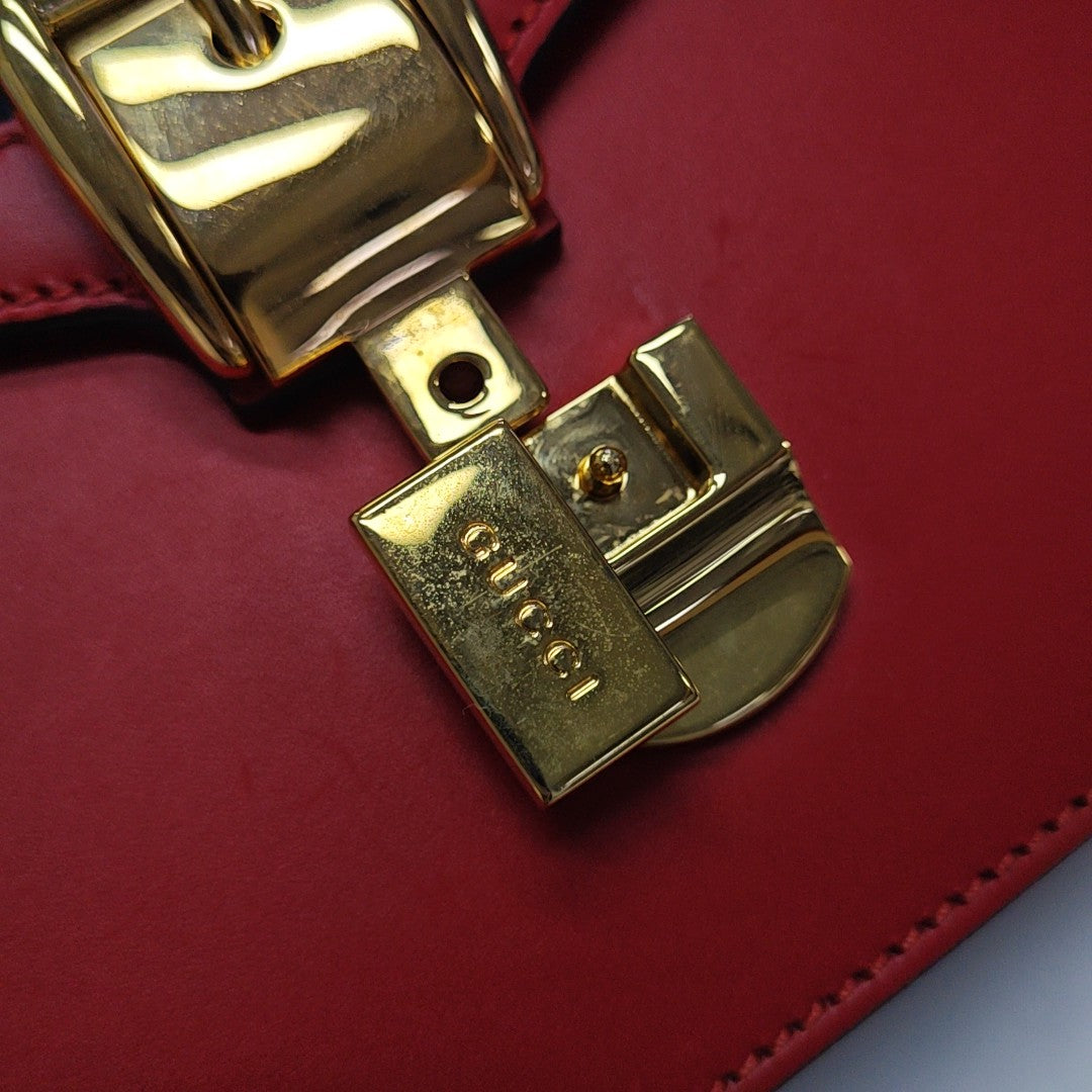 Sylvie Mini Calfskin Red