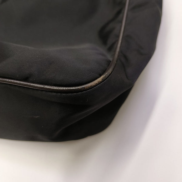 Nylon Shoulder Bag Black