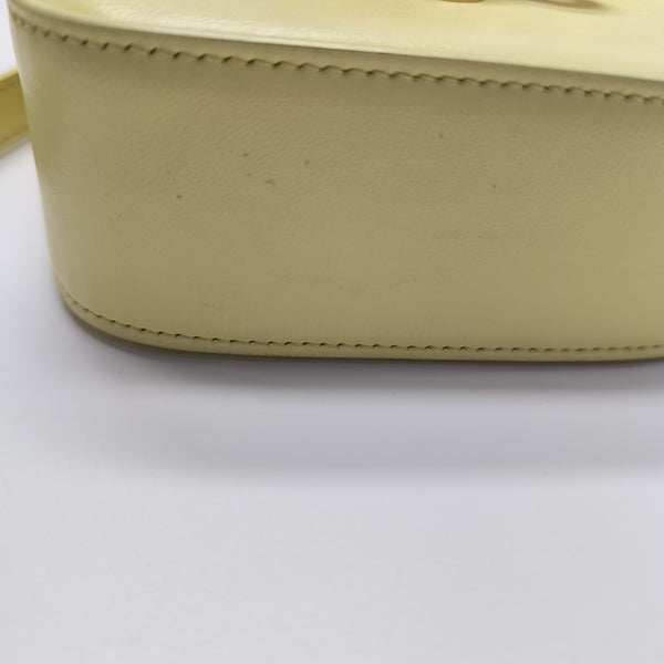 TRIOMPHE Mini Calfskin Yellow