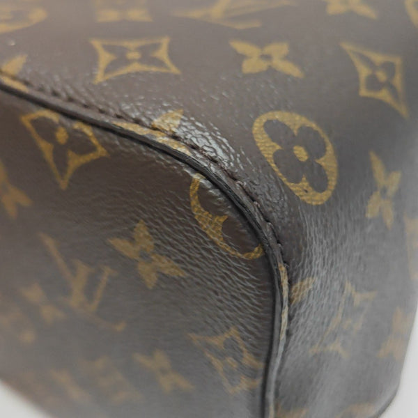 NÉONOÉ MM Monogram Coated Canvas Brown