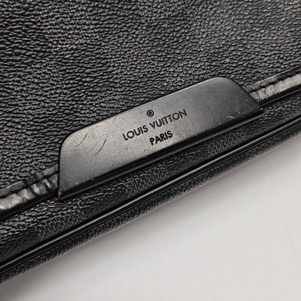 DANIEL Damier Graphite Coated Canvas Gray