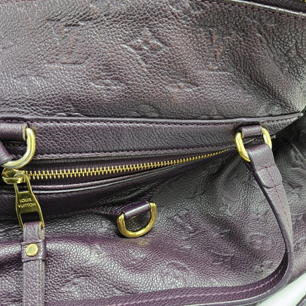 LUMINEUSE PM Monogram Calfskin Purple