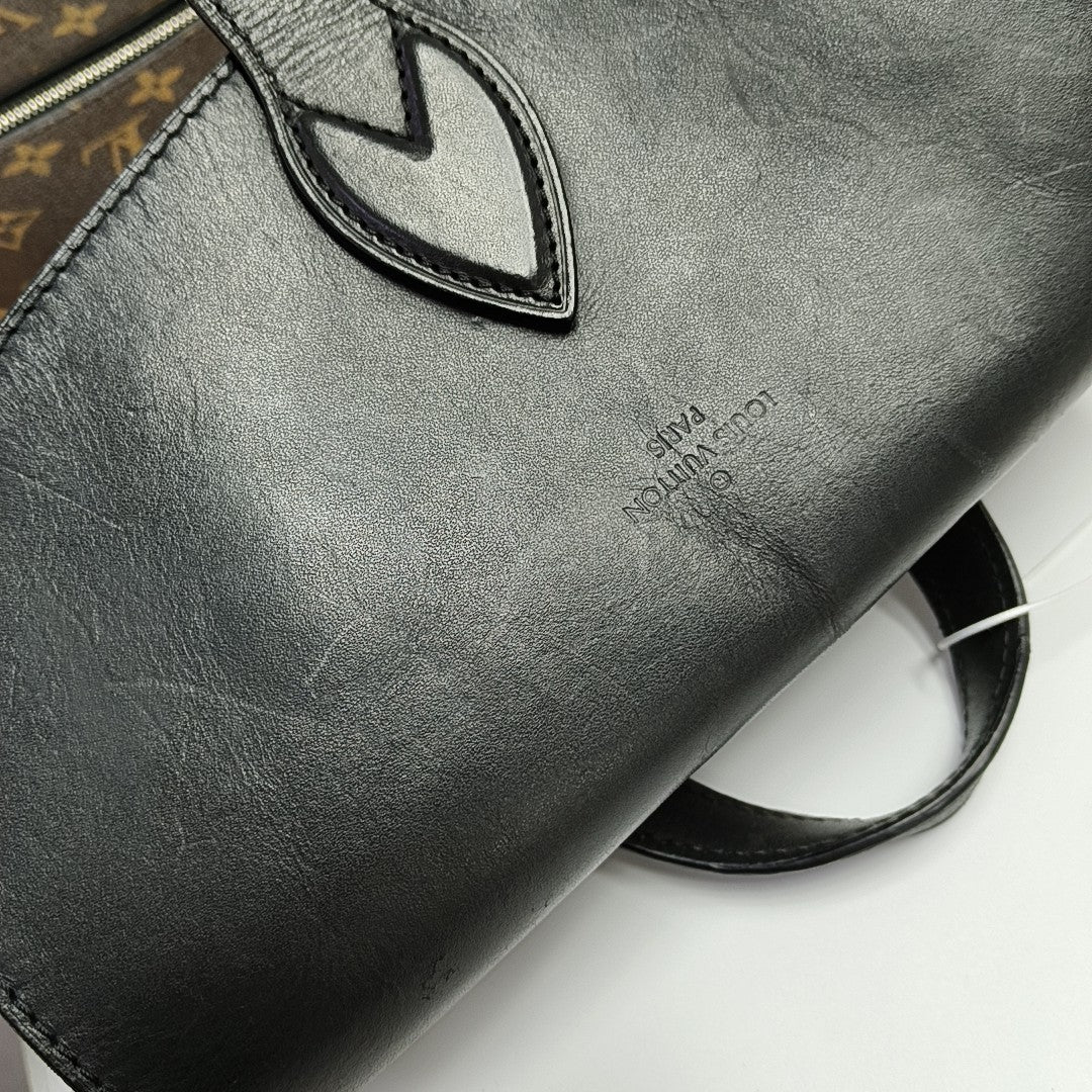 PALK Monogram Coated Canvas Brown