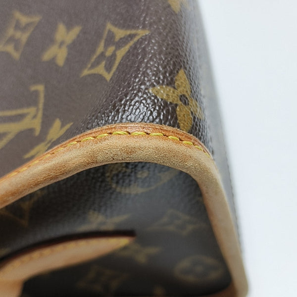 POPINCOURT Monogram Coated Canvas Brown