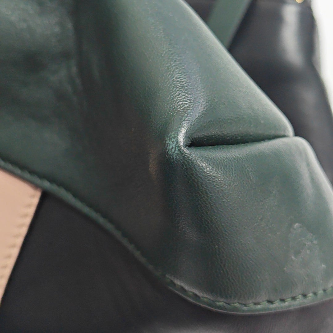 Lambskin Top Handle Bag Multicolor