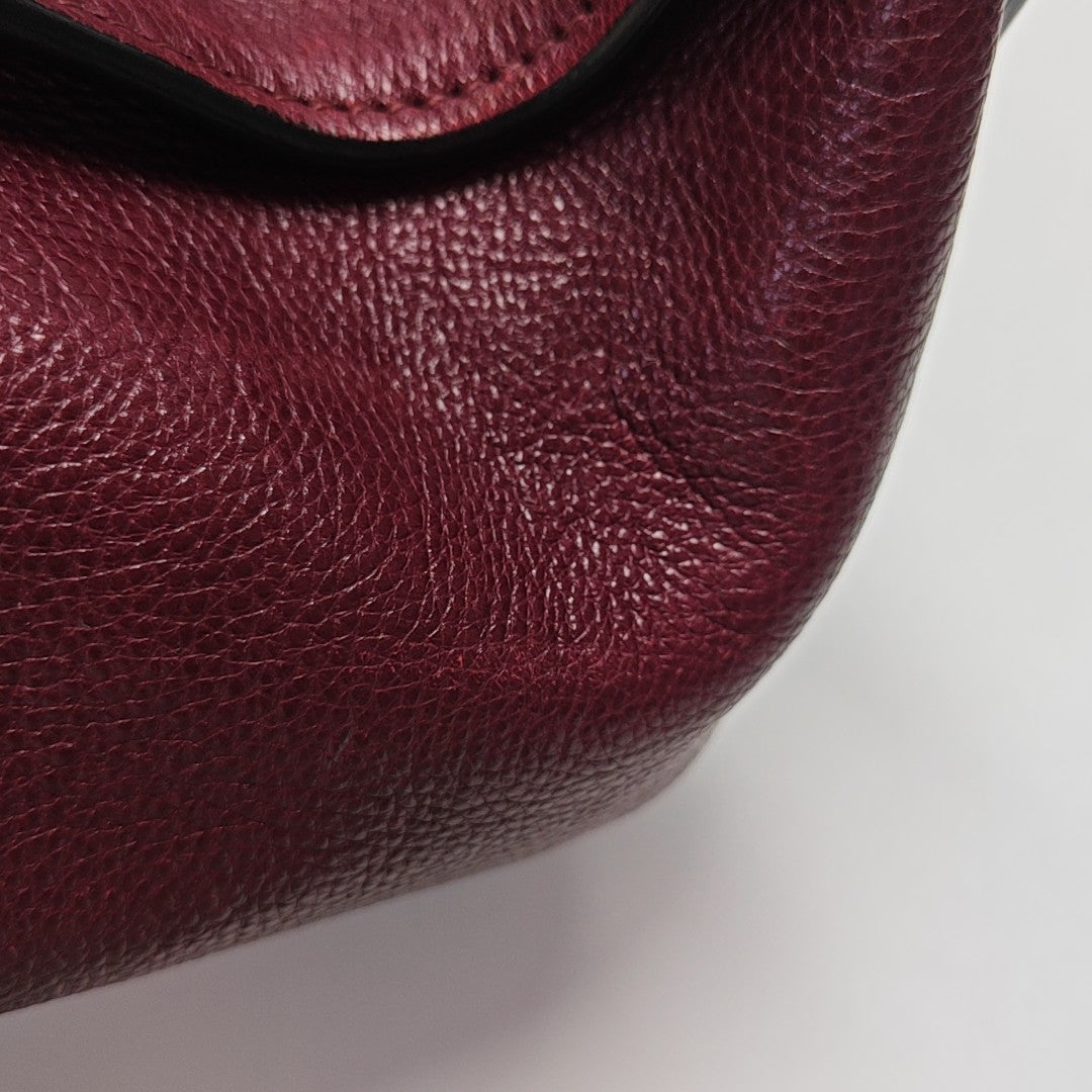 Glace Calf Calfskin Red