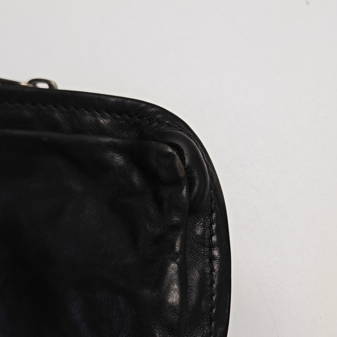 Calfskin Clutch Black