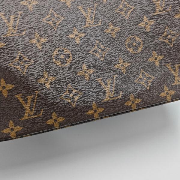 ALL IN GM Monogram Coated Canvas Brown