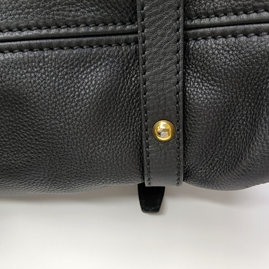 Calfskin Tote Bag Black