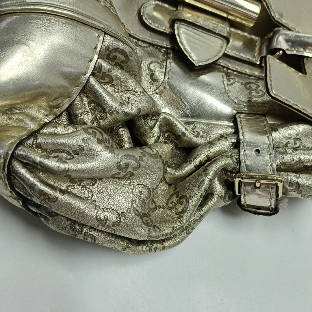 Queen Monogram Calfskin Gold
