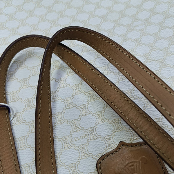 Coated Canvas Tote Bag White