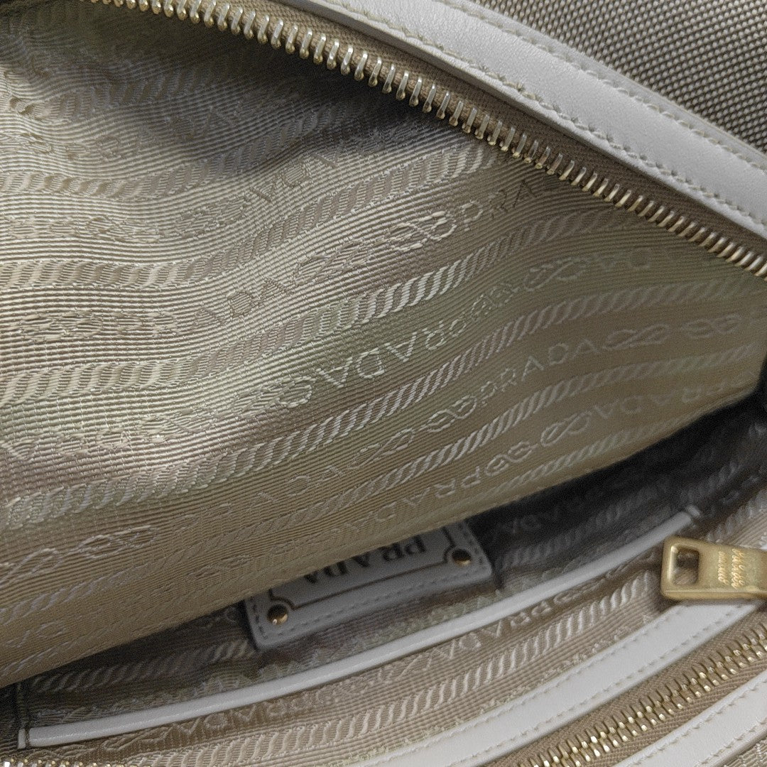 Canvas Shoulder Bag Brown