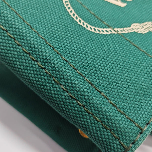 Denim Quilted Canvas Green
