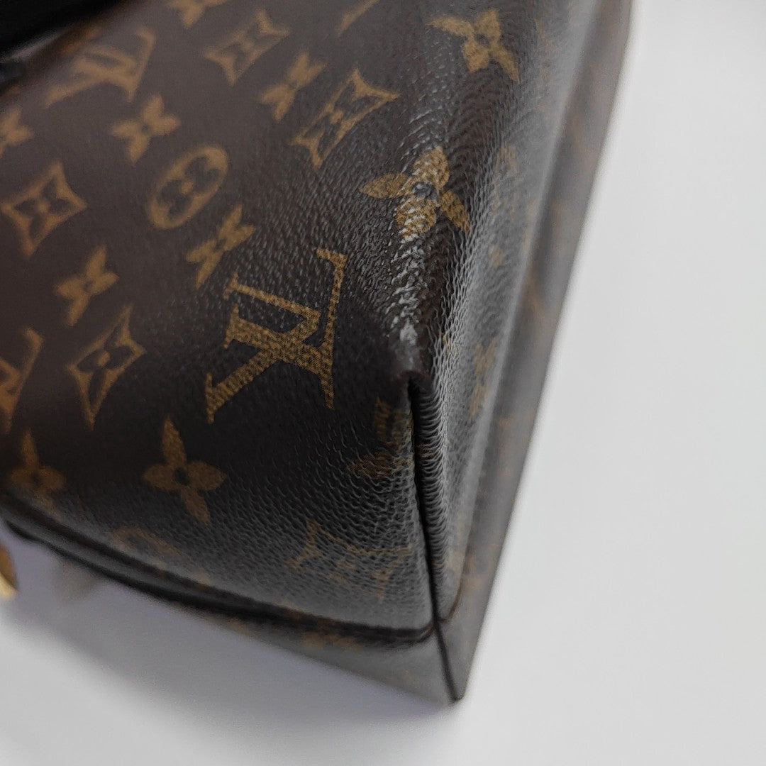 ALMA BNB MM Monogram Coated Canvas Brown