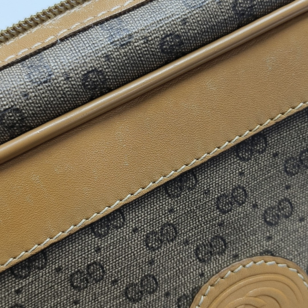 Monogram Coated Canvas Top Handle Bag Beige