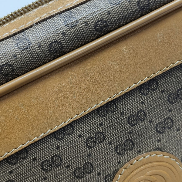 Monogram Coated Canvas Top Handle Bag Beige